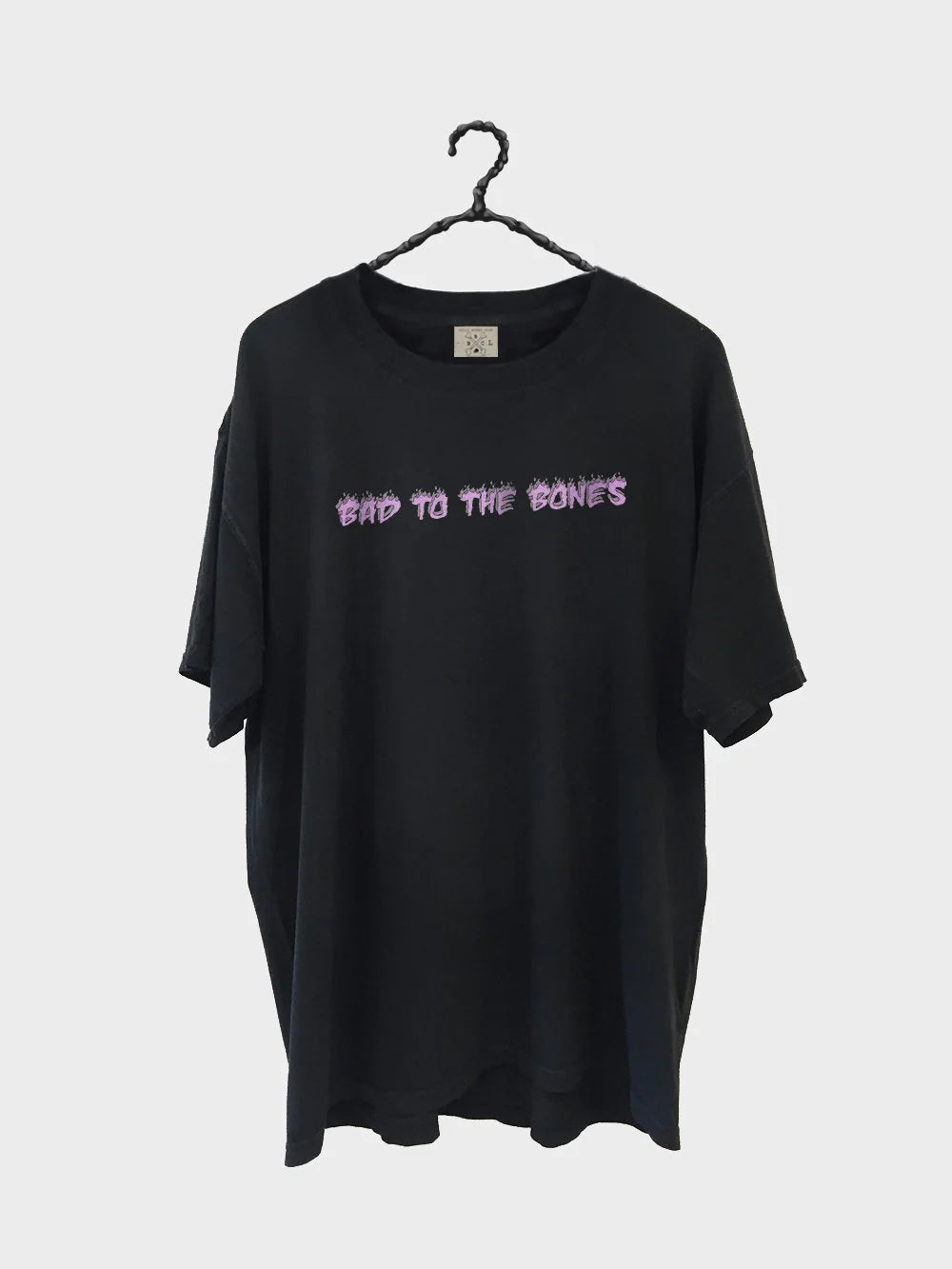 Purple Bad To The Bones Tee - Vintage Black Billy Bones Club T