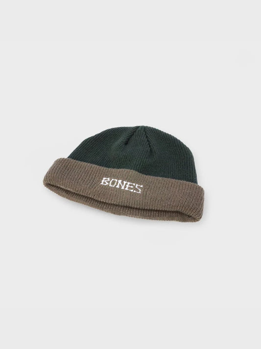 Bones Docker Knit Beanie - Two Tone