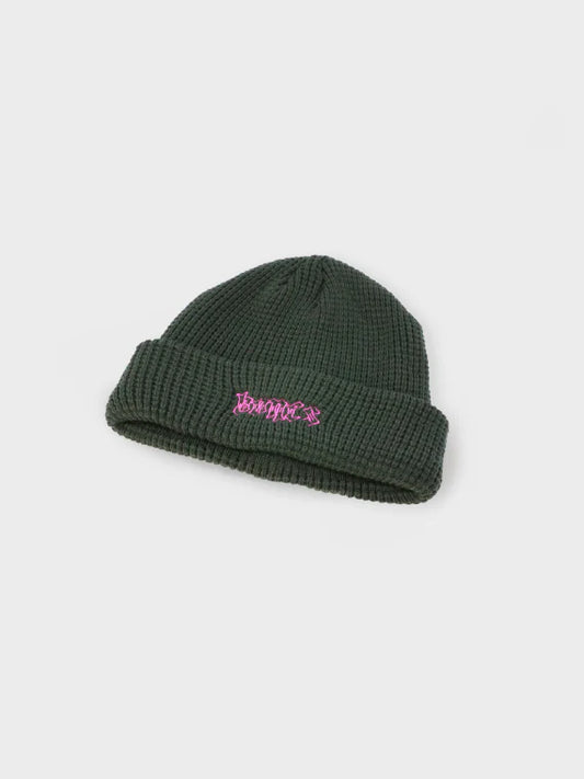 Steeze Waffle Knit Beanie - Khaki