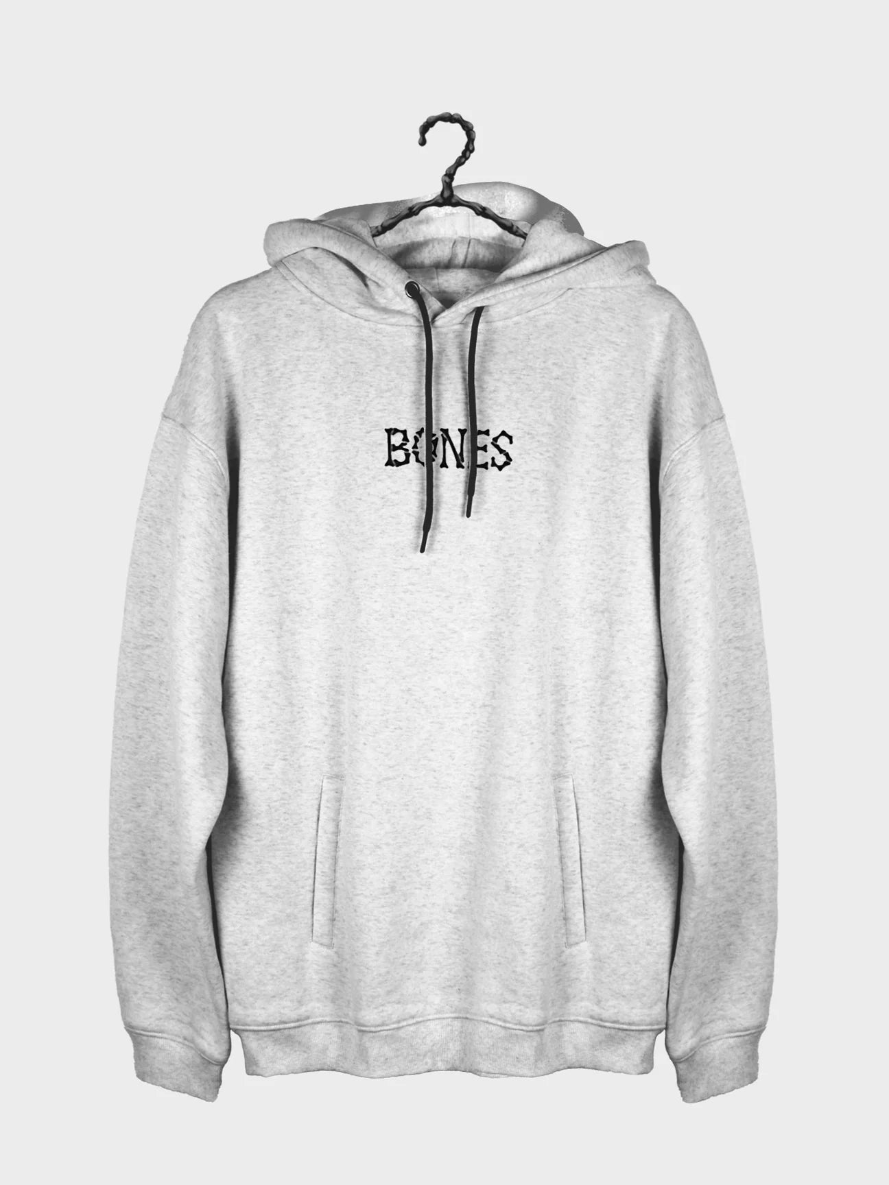 Bones Club Hoodie - Snow Marle