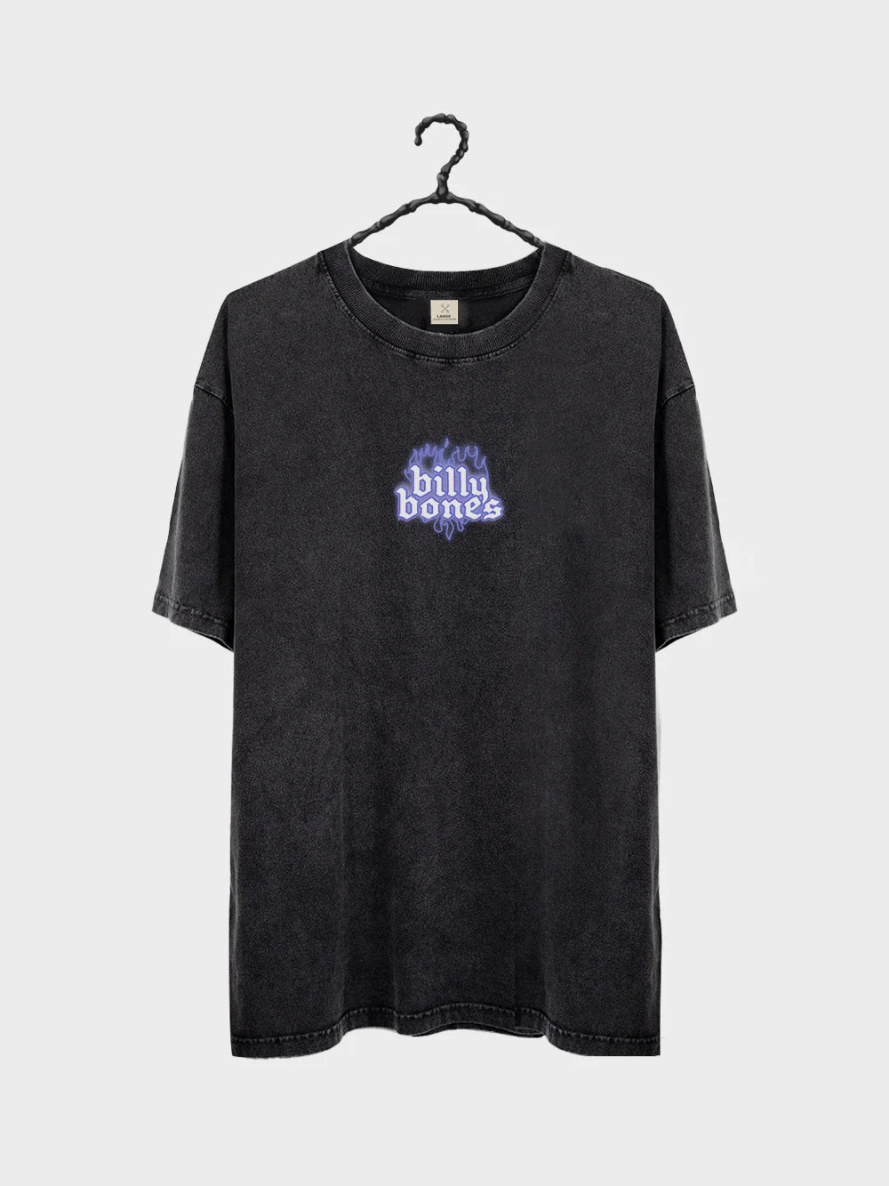 Burning Glow Tee - Washed Black