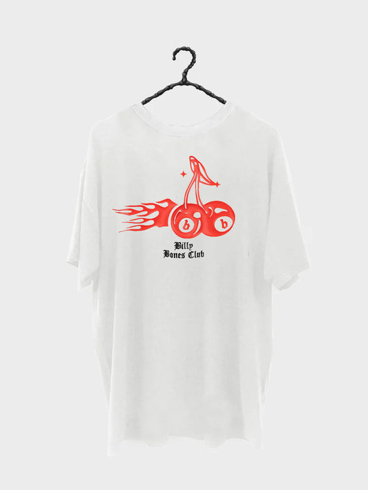 Cherry Gloss Tee - Vintage White