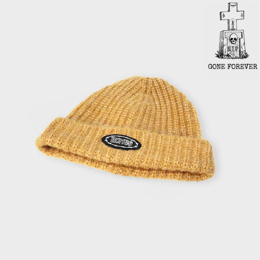 Mustard Bones Barb - Knit Beanie