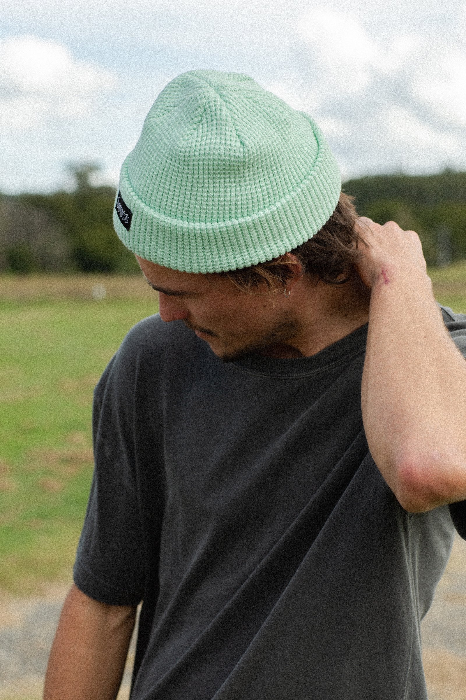 Eucalypt steeze - Waffle Knit Beanie