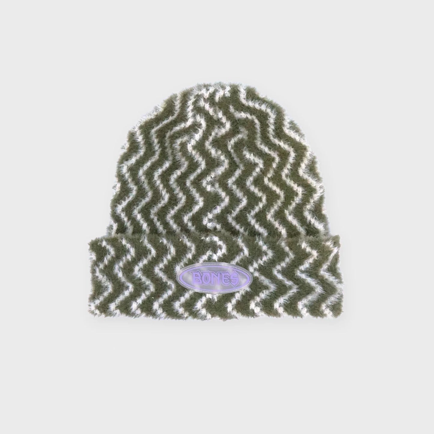 Twin Peakin Bones Barb - Knit Beanie