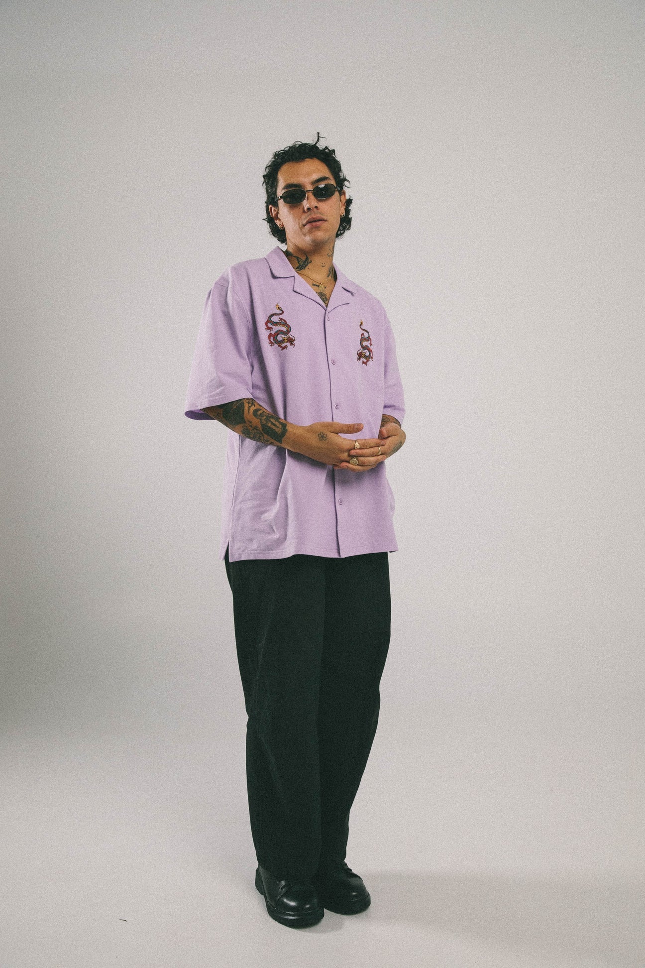 Dragon Bowlo Shirt - Purple