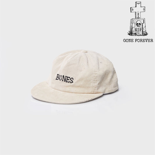 Bones Club Cord Cream Cap