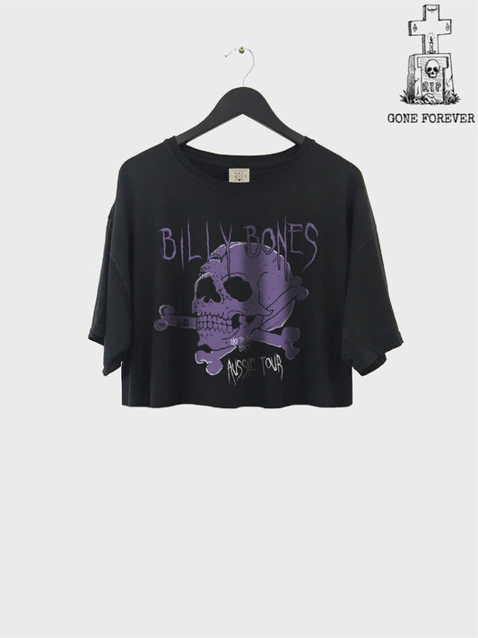 Purple Rain Crop - Black